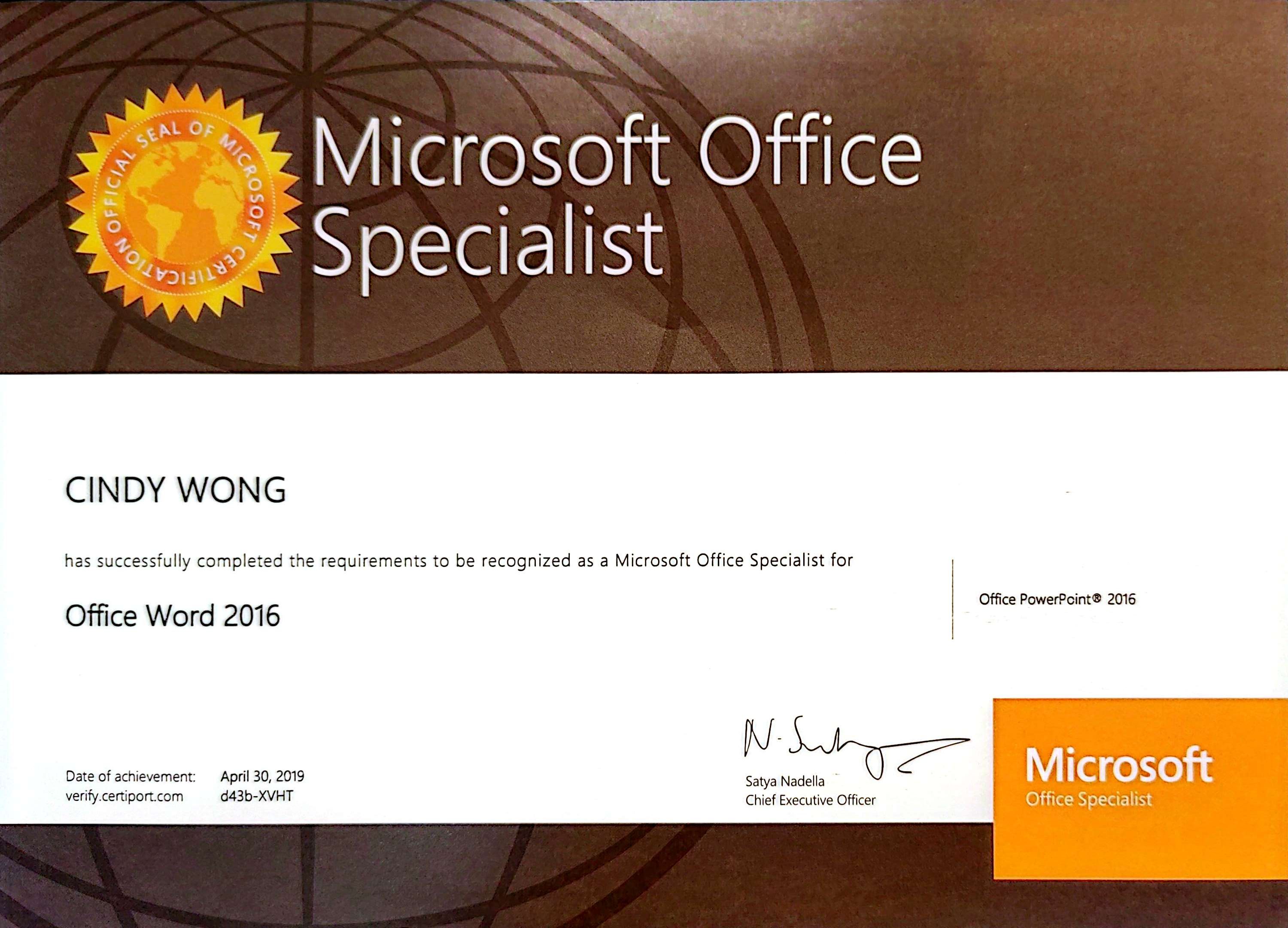 Certificate 2